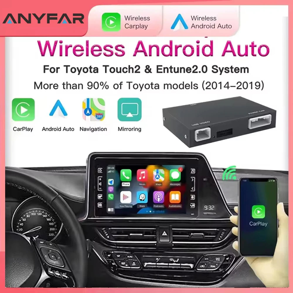OEM Screen Upgrade Decoder Multimedia Retrofit Kit For Toyota Yaris Corolla Tacoma Camry C