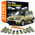 ZITWO 13Pcs For Kia Soul 2009 2010 2011 2012 2013 Vehicle LED Bulb Interior Dome Map Reading Lic - Canbus LED Car Light
