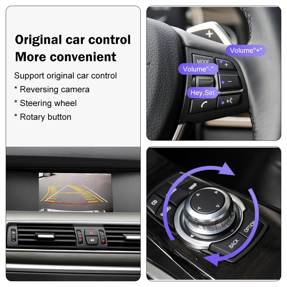 Road Top Wireless CarPlay for BMW 5 Series F10 F11 F07 7 Series F01 F02 F03 F04 Android Au | AUTOKITSHOP