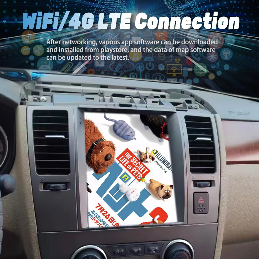 9.7" Android Screen For Nissan Tiida 2008 2009 2010 2011 Navigation Carplay Car Multimedia