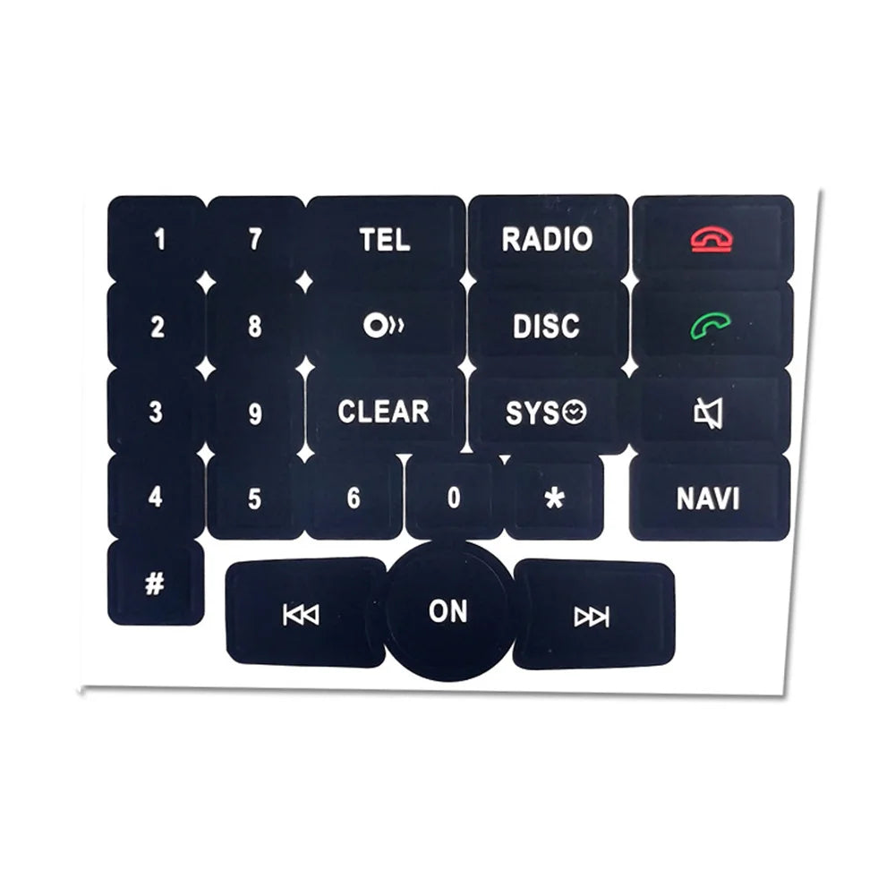 Button Repair Decals Sticker Kit For Mercedes C E CLS SLK Class W204 W212 W218