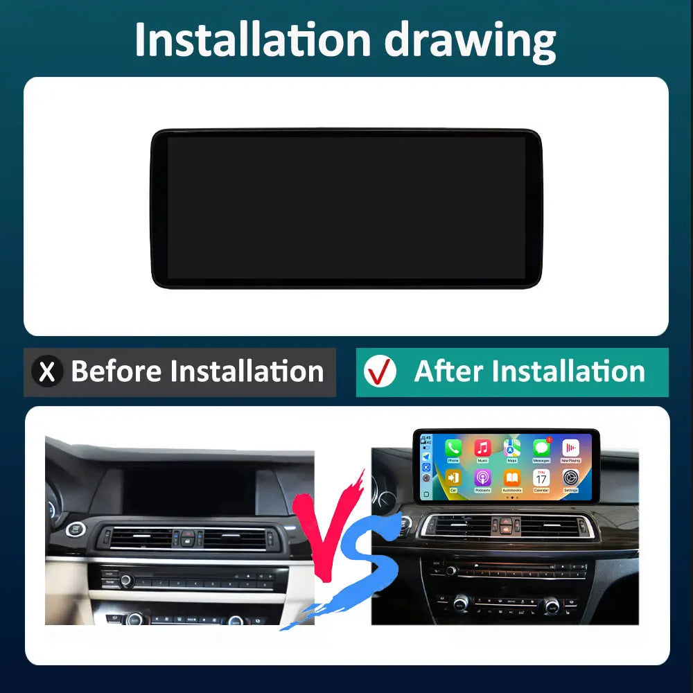 for BMW 5 Series F10 F11 2011 - 2017 CIC NBT System GPS Navi Android 16 Car Radio Multimed