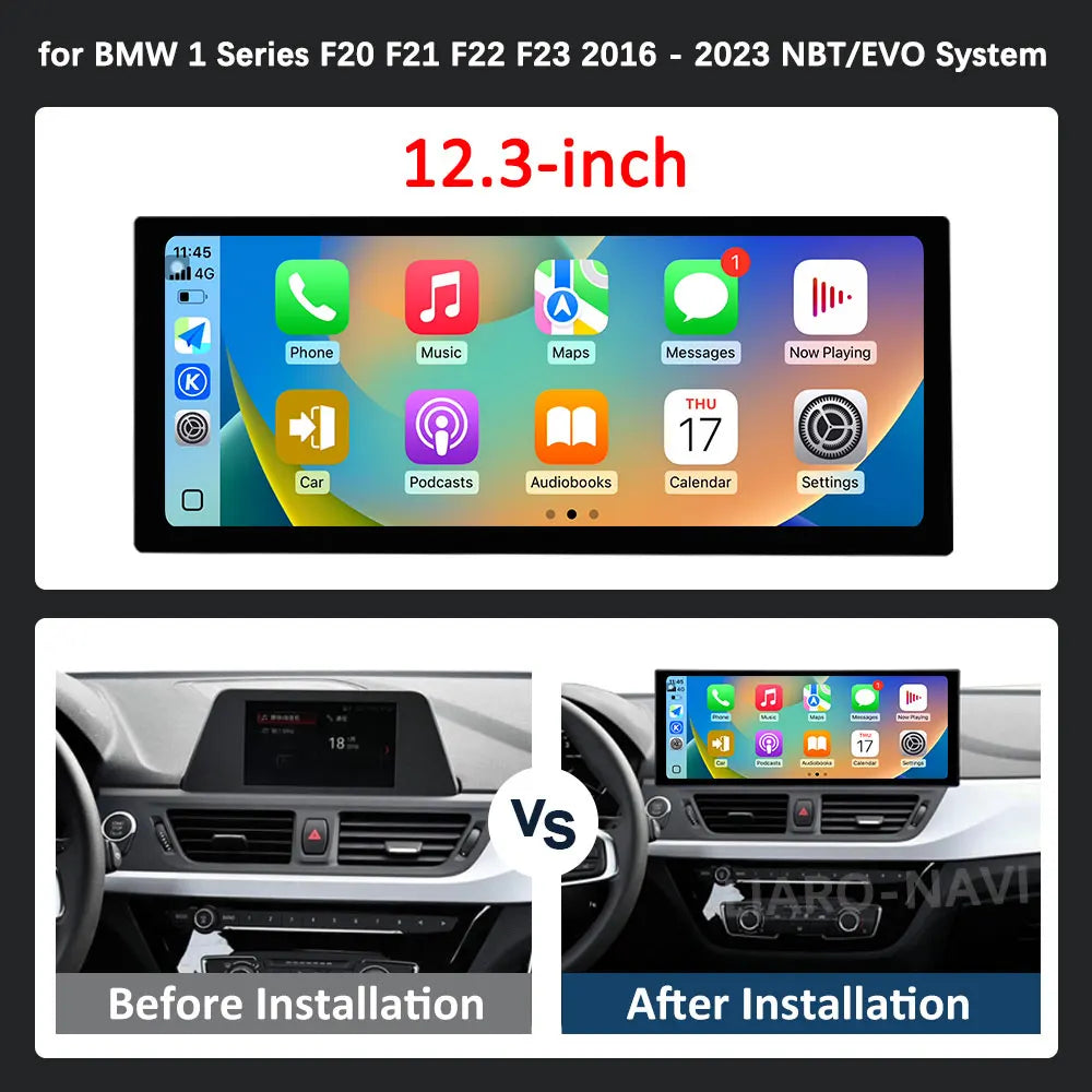 for BMW 1 Series F20 F21 F22 F23 2016 - 2023 NBT EVO System Car Multimedia Player WiFi And