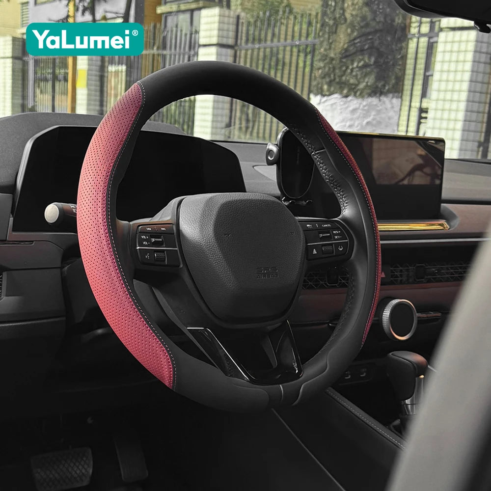 Car Steering Wheel Cover For Mercedes W203 W204 W166 W169 W245 W246 W218 W211 W2 for Mercedes W245 C209 W166 - Automotiv