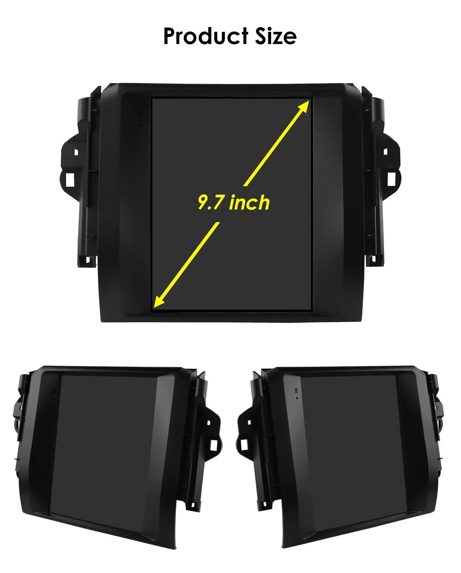 9.7"Carplay Android 14 Car radio for Toyota Fortuner Hilux Revo 2016-2022 multimedia Video