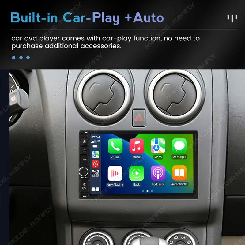 7 Inch IPS Screen 2 Din Universal Autoradio Android 15 GPS Stereo CarPlay Car Radio 8227 M | AUTOKITSHOP
