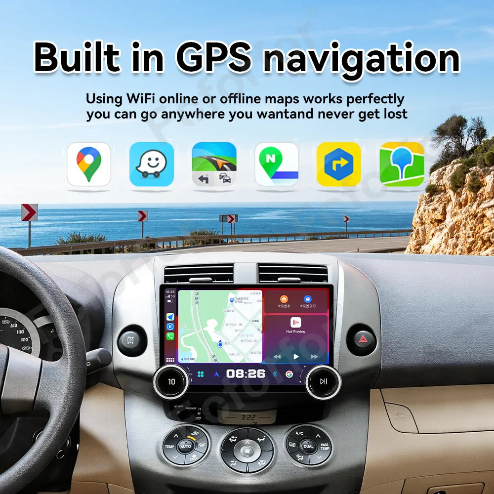 Sleek Ultra Large Display Android 15 Car Radio 11.5 Inch Wireless CarPlay GPS Navi Multime