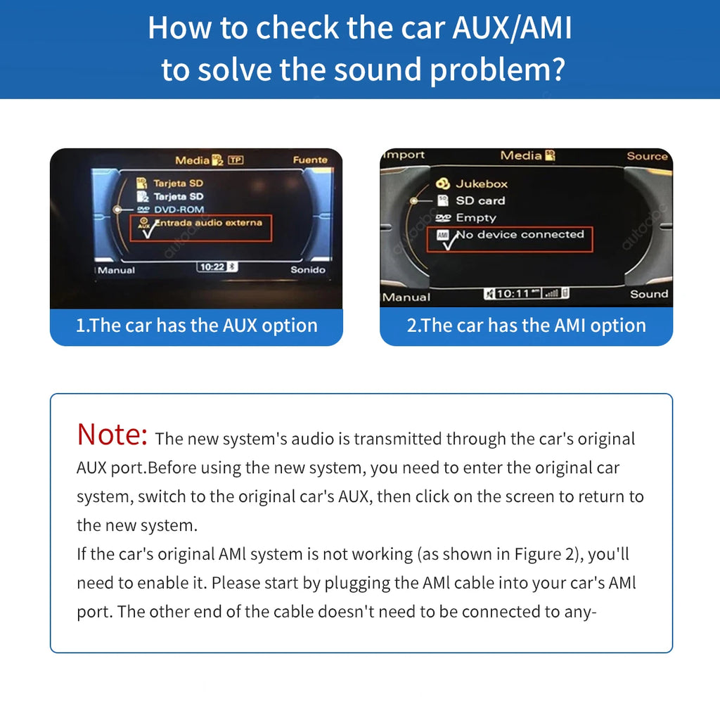 12.3'' Linux Screen Wireless CarPlay Car Multimedia Display For Audi Q5 2018-2019 MIB2 Sys | AUTOKITSHOP
