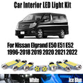 LED Interior Light Kit for Nissan Elgrand E50 E51 E52 1996- 2018 - Canbus Dome Map Door Trunk Bulbs | AUTOKITSHOP