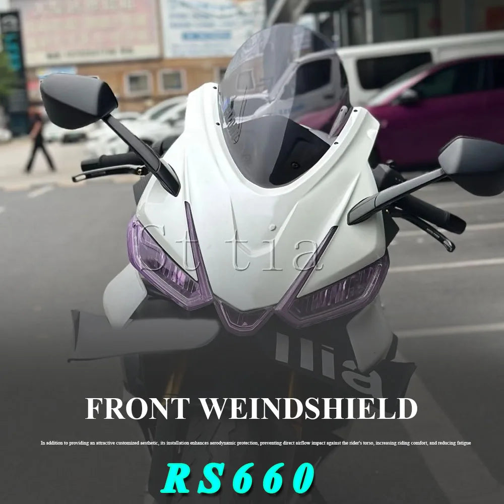 For Aprilia RS660 RS 660 2020-2026 RS660 RS 660 2026 Accessories Windshield Windscreen Visor Vis - Automotive LED Light