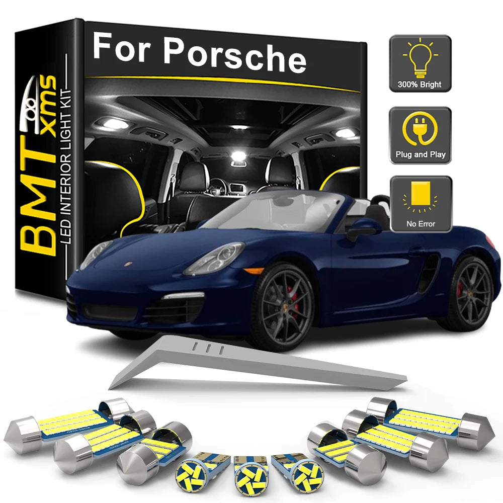 LED Interior Light Kit for Porsche 911 993 996 997 991 Targa Speedster Carrera Turbo 4 S 4S GTS RS GT3 1994-2016 - Ca...