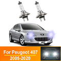 2-Piece LED Interior Light Kit for Peugeot 407 2009- 2014 - Canbus Dome Map Door Trunk Bulbs | AUTOKITSHOP