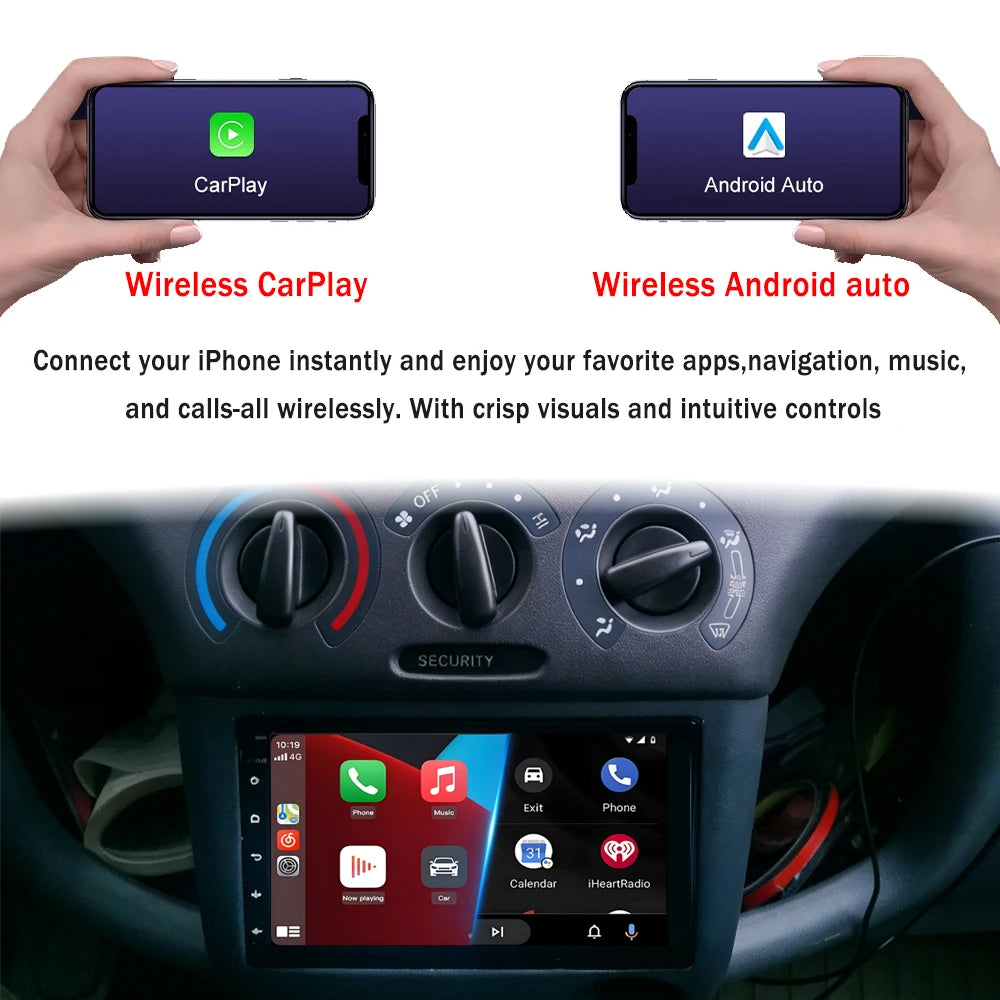 For Toyota Vitz XP10 Yaris Platz Echo 1999 - 2005 Android 16 Car Radio Automotive Multimed