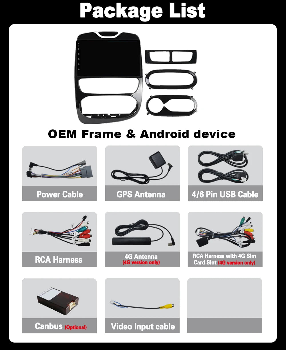 Android 16 Carplay Auto WIFI+4G For Renault Clio 3 4 2012 2013 2015 - 2019 Car Radio GPS S