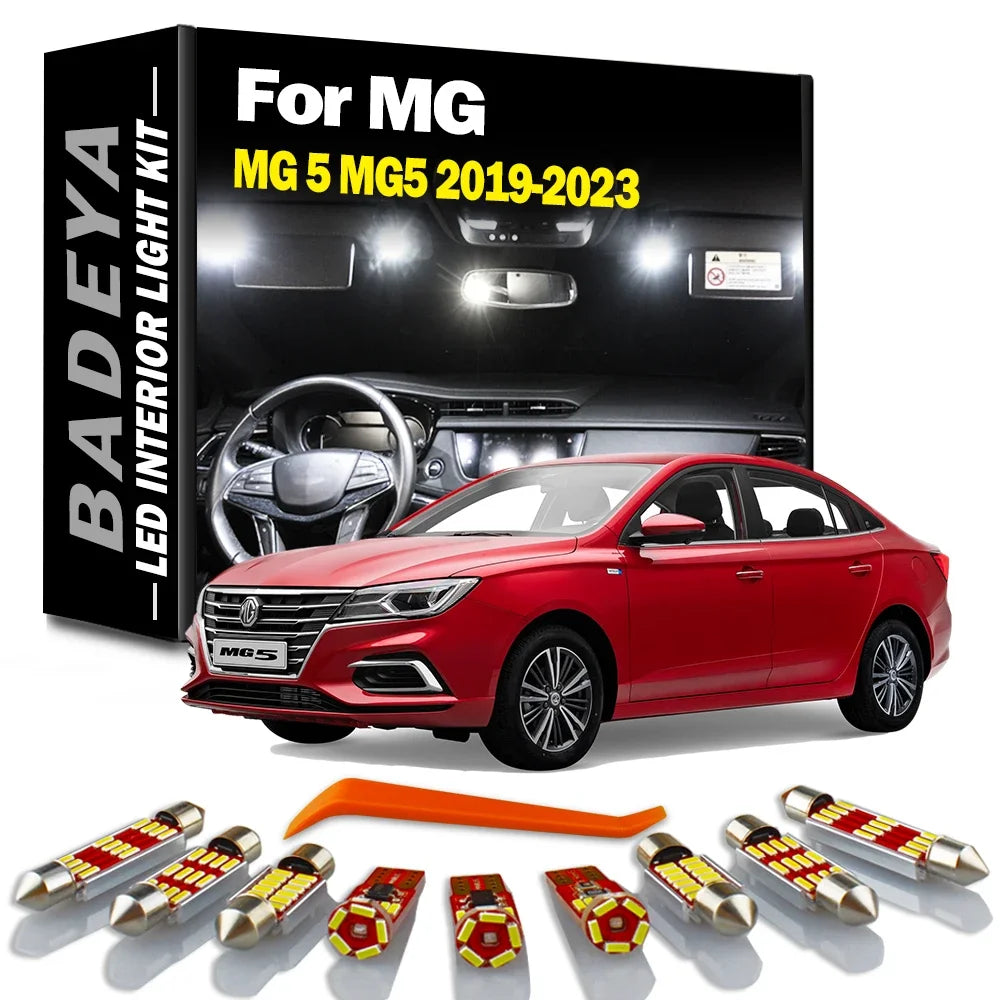9-Piece LED Interior Light Kit for MG 5 MG5 - Canbus Error-Free Bulbs | AUTOKITSHOP