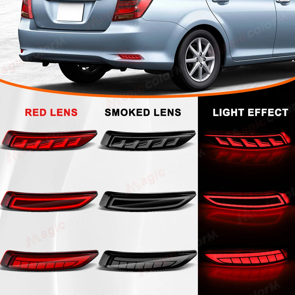 For Toyota Corolla Axio Fielder Sedan Hatchback 2007 2008-2015 2016 2017 2018 LED Rear Bum | AUTOKITSHOP