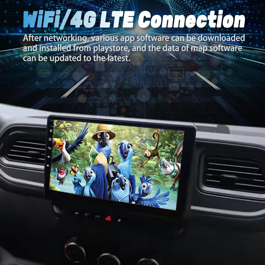 Android 14 Auto Car Radio For Nissan Ny400 Renault Master Opel Movano GPS Navigation Carpl