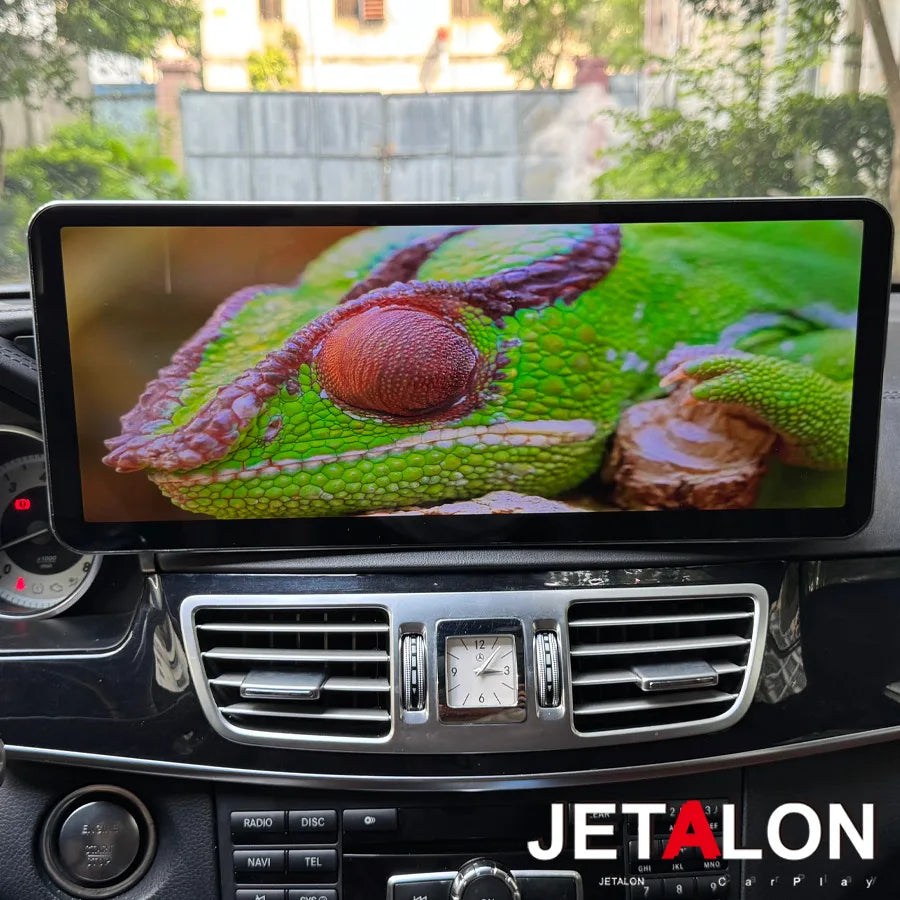 14.6'' LHD RHD Android 14 Multimedia GPS BT Carplay 4K QLED Screen For Benz E W212 2013-20