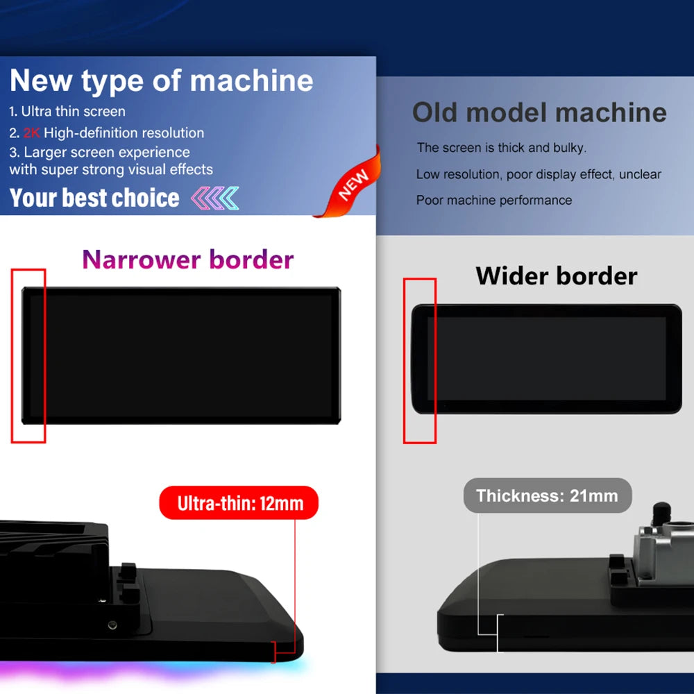 QLED 2400*900P Touch Screen for BMW X1 E84 2010 - 2015 CIC System Android 14 Car Intellige