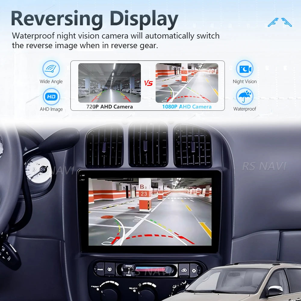 Plug and Play Android 16 Carplay Car Radio For Chrysler Grand Voyager RS 2000-2012 For Dod