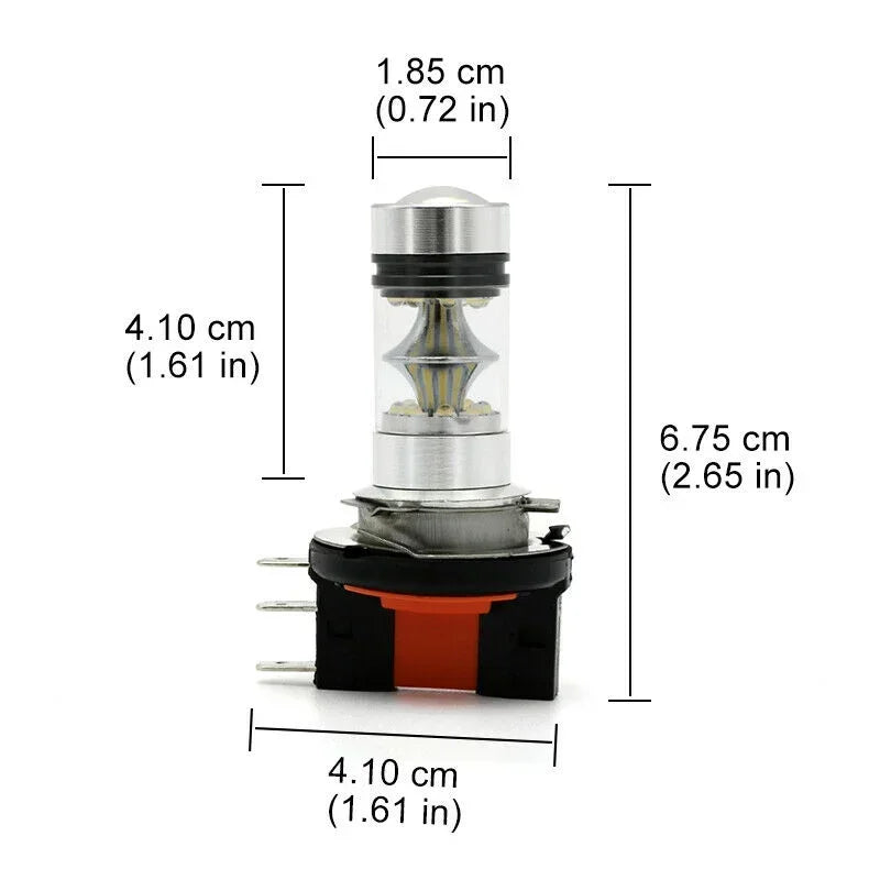 H15 LED Headlight Bulbs 6000K 20SMD High Beam DRL Bulbs Kit For Car Down Light H1 H3 H4 H6