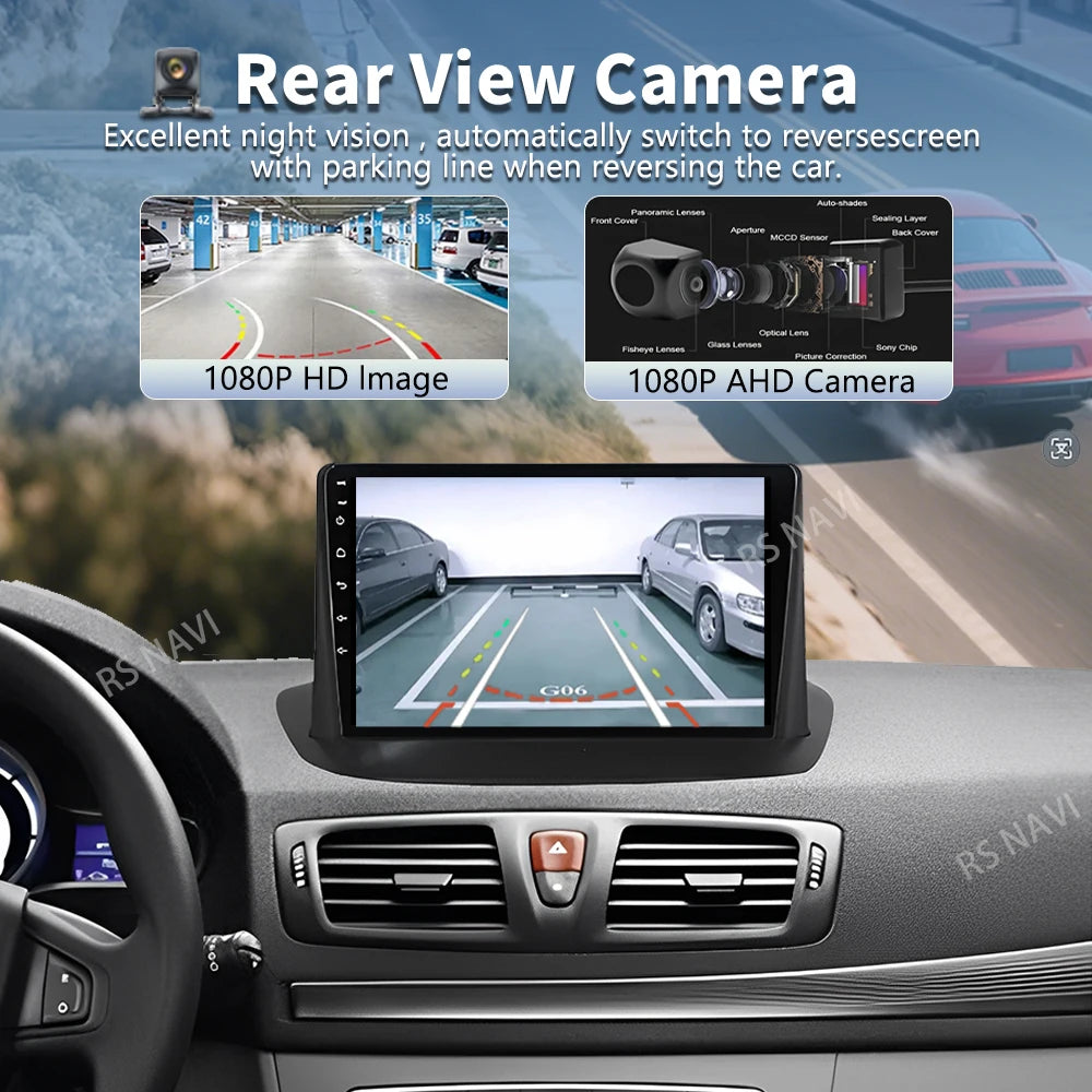 Plug and Play Android 16 For Renault Megane 3 RS Fluence Samsung SM3 2008 2010 2014 Androi