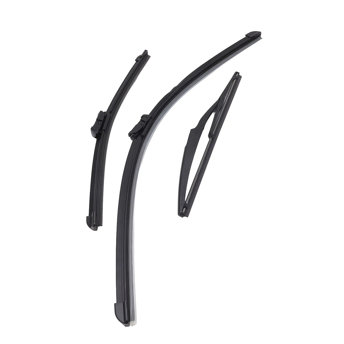 3Pcs Front Rear Wiper Blades Set for Fiat 500 500C 500L 2009 to 2023 Windshield Windscreen Tailg - Automotive LED Light