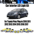 12-Piece LED Interior Light Kit for Toyota Prius Plug-in 2010 -  2014 - Canbus Dome Map Door Trunk Bulbs | AUTOKITSHOP