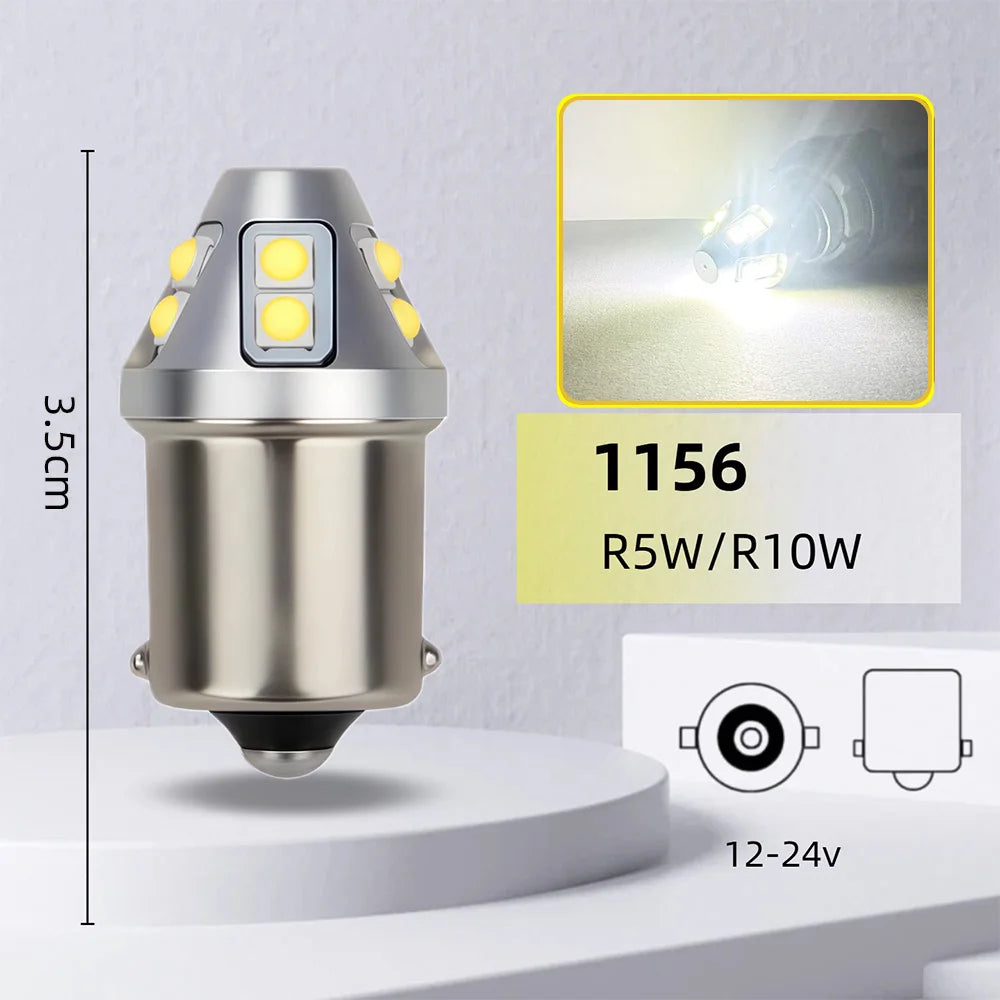 LED Interior Light Kit for 2x 1156 BA15S P21W PY21W BAU15S 1157 P21/5W BAY15D R5W R10W - Canbus Error-Free Bulbs | AU...