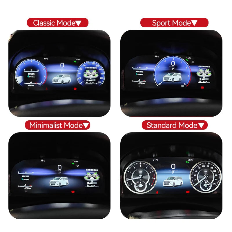 M New Car Digital Cluster Virtual Cockpit For TOYOTA Alphard 30 A30 Vellfire 2015-2022 Das | AUTOKITSHOP