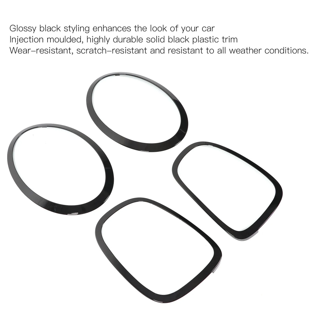 Car Headlight Taillight Surround Cover Trims for F55 F56 F57 One Cooper S JCW 2014+ Taillight Tr - Automotive LED Light