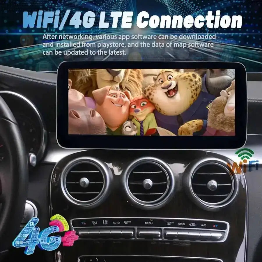 RGB - Ambient Light - for CClass W205 GLC 2015-2019 - Car Interior Lighting