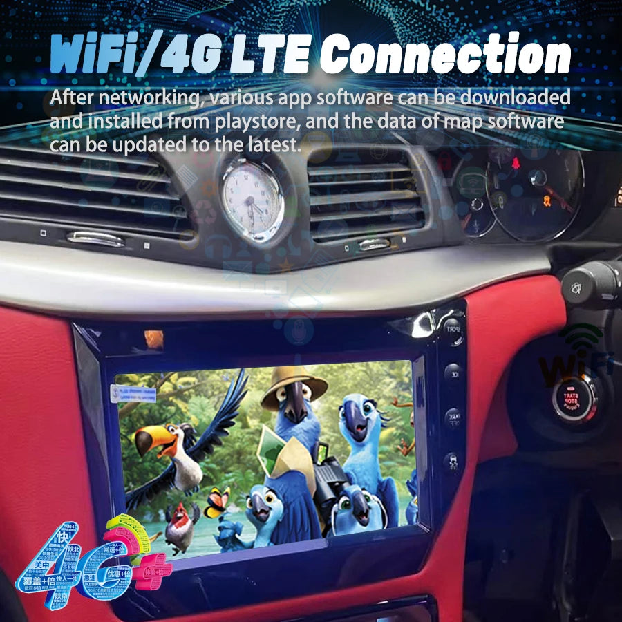 8.4inch Car Radio For Maserati GranTurismo GT/GC 2007-2017 Android Screen Multimedia Video | AUTOKITSHOP