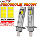 5800W High Power H7 H4 H1 LED Bulb Turbo Headlight 6500K 5800000LM 12V 24V CSP Powerful Be
