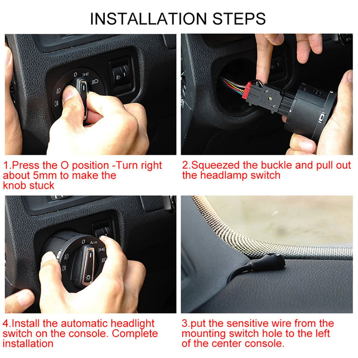 3BD941531 Car Headlight Lamp Control Switch Light Sensor Module Fit for MK4 Auto Headlight Switc - Automotive LED Light