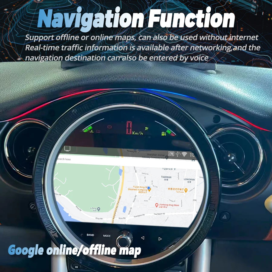 9inch NBT EVO Car Radio Carplay For BMW MINI Cooper R50 R52 2003-2007 GPS Video Stereo Mul