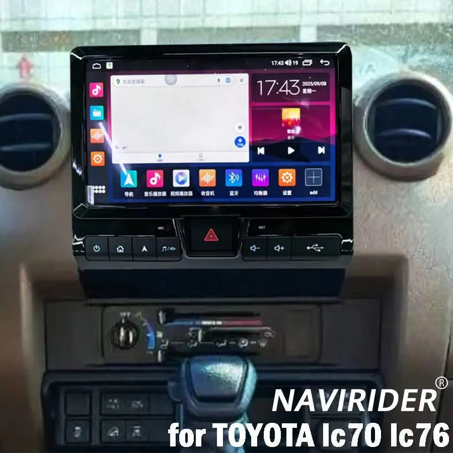 For Toyota Cruiser 70 76 75 LC70 LC76 LC75 2007-2021 Car Radio Autoradio GPS 9inch Android