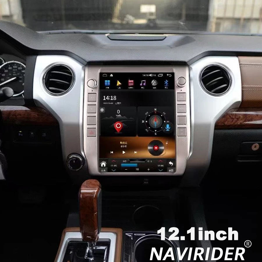 256GB 12.1" Stereo GPS Navi Carplay HU Android 15 Wireless Bluetooth Multimedia Video Play