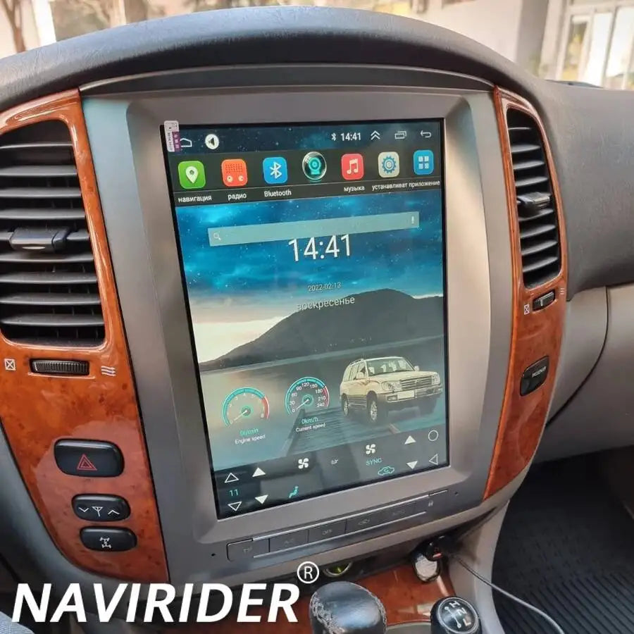 Car Radio For Toyota LC100 2006 - 2011 Land cruiser 100 Series Android 14 12.1" Screen Mul | AUTOKITSHOP