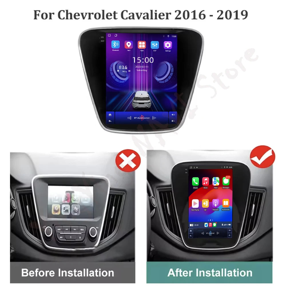 Android 16 Autoradio Stereo For Chevrolet Cavalier 2016-2019 Carplay Auto Car Radio Multim
