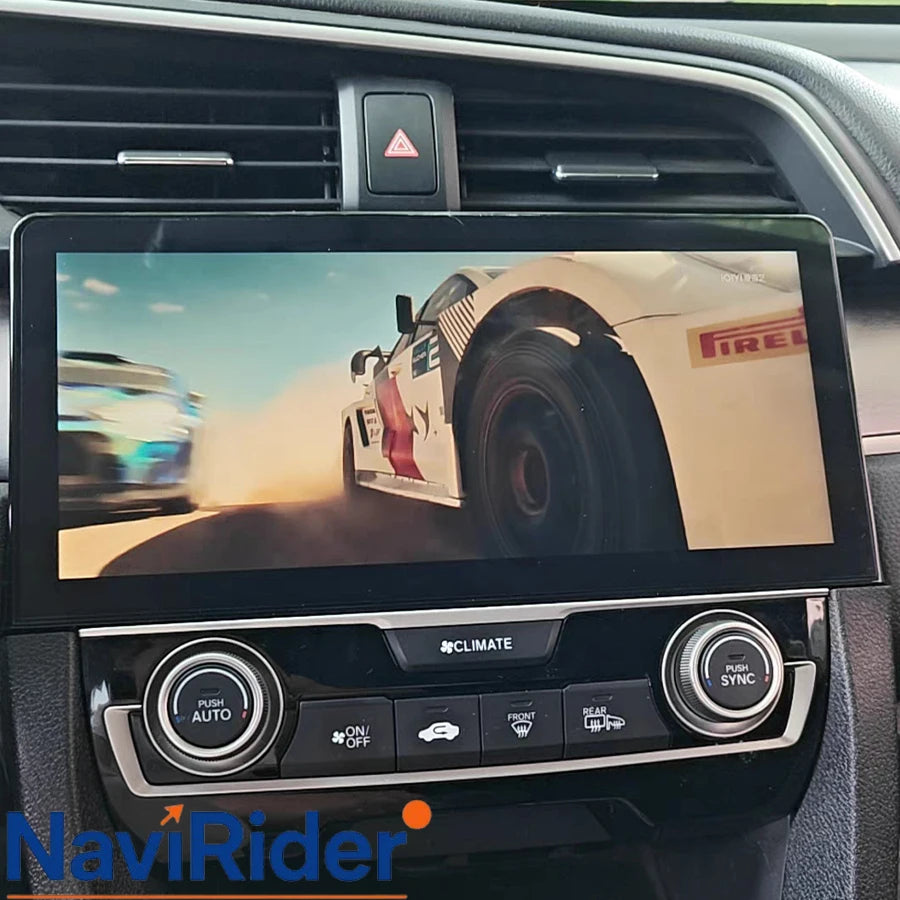 CarPlay Autoradio 10.33" Android Screen For Honda Civic 2016 2017 2018 2019 2020 2021 Car