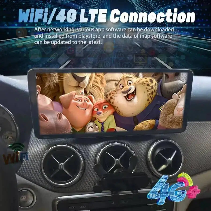 RGB - Ambient Light - for Mercedes AClass C117 W246 - Car Interior Lighting
