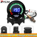 ADQ Digital 52mm Air Fuel Ratio Gauge LED Digital Display With Narrowband O2 Oxygen Sensor 06J90 - Automotive LED Light