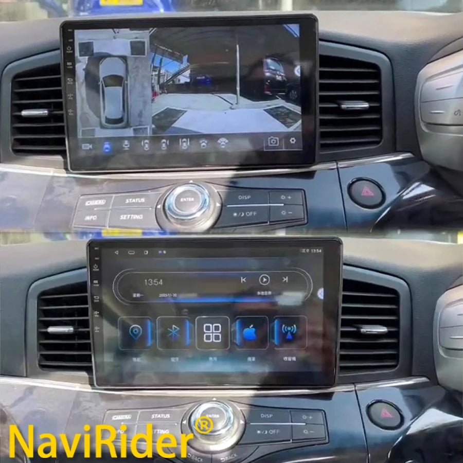 9inch Android 14 Screen For Nissan Quest Elgrand E52 2010-2015 Car Radio Multimedia Video