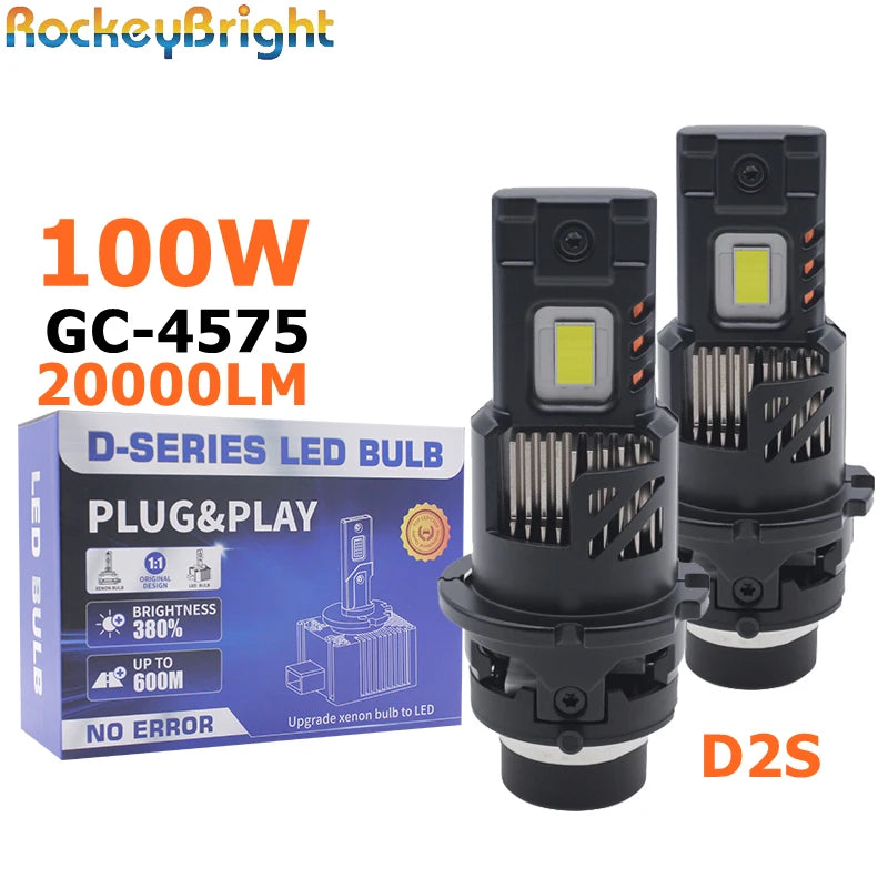 U1 LED Headlight Bulbs D2S D2R D4S D4R With GC-4575 9000LM CANBUS Function Plug and Play R