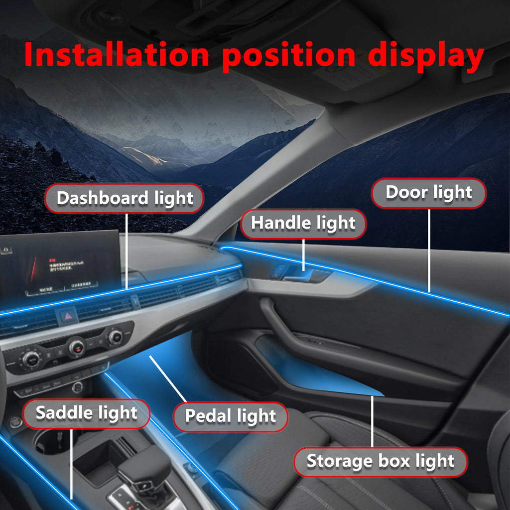 RGB - Ambient Light - for BMW E84 X1 - App Control - Car Interior Lighting | AUTOKITSHOP