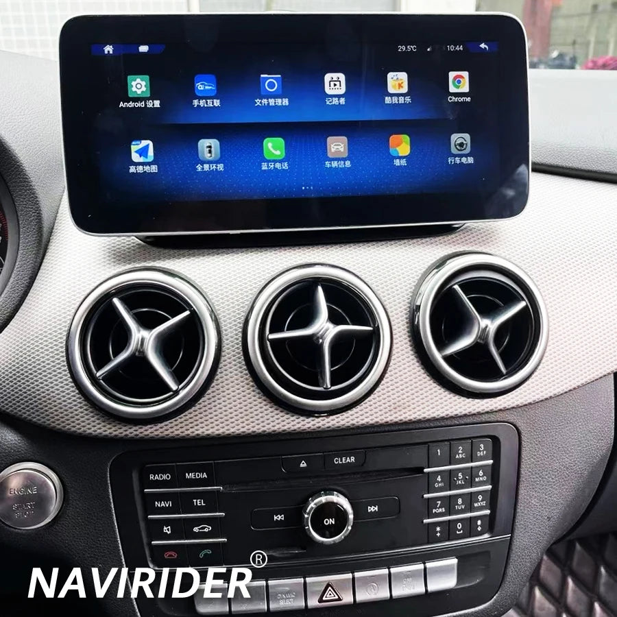 Qualcomm 668S Android 14 Carplay Navi 10.25inch Multimedia Video Playe For Mercedes Benz A