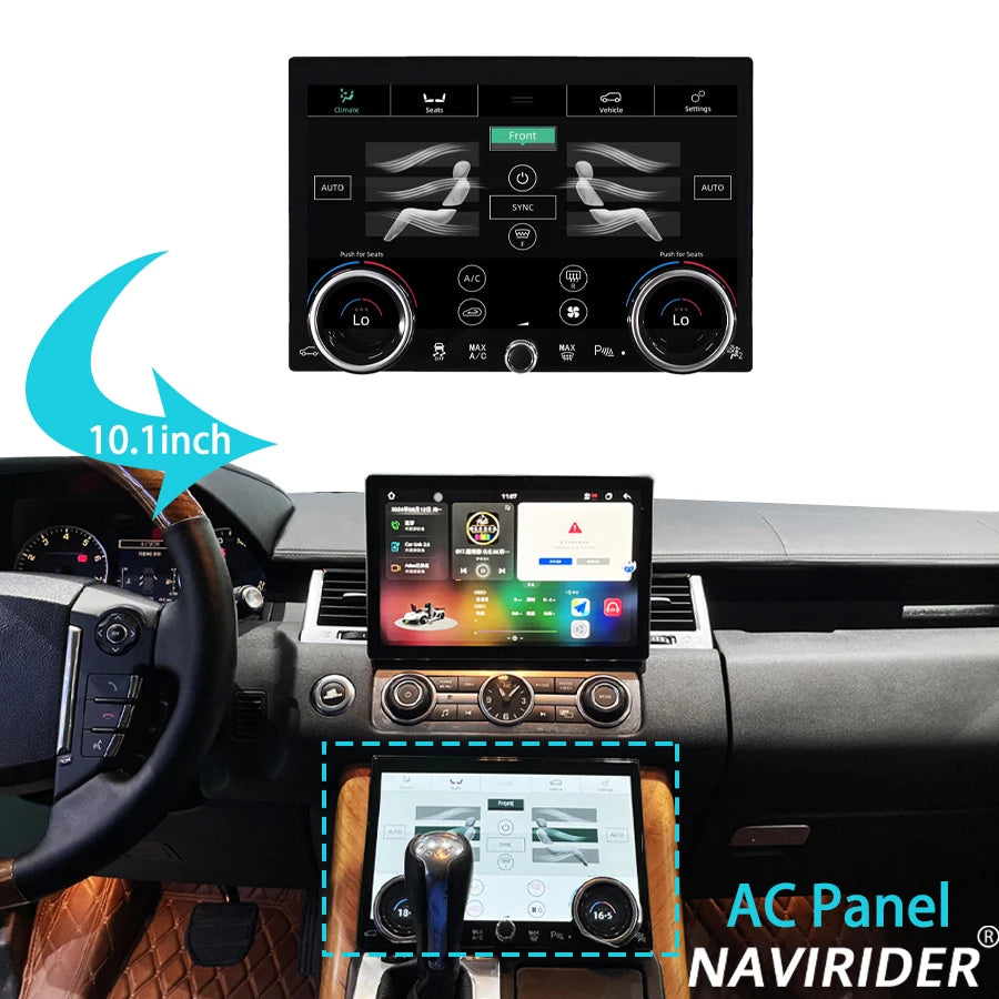 Climate Control 10.1'' Digital AC Panel Touch For Land Rover Discovery 4 2010-2016 LCD Scr