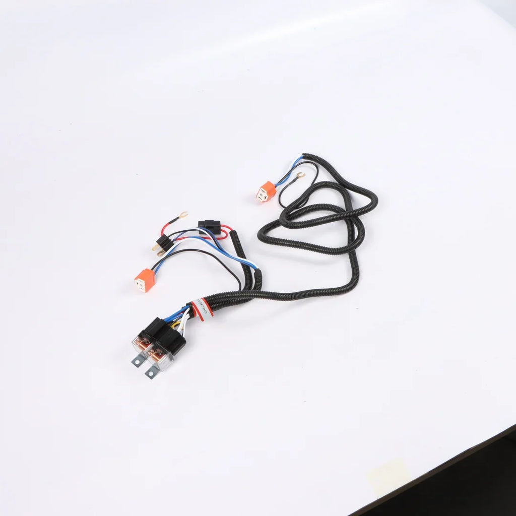 H4 Negative-Switched LED Headlight Relay Harness Kit Optimize Headlight Wiring Increase Br