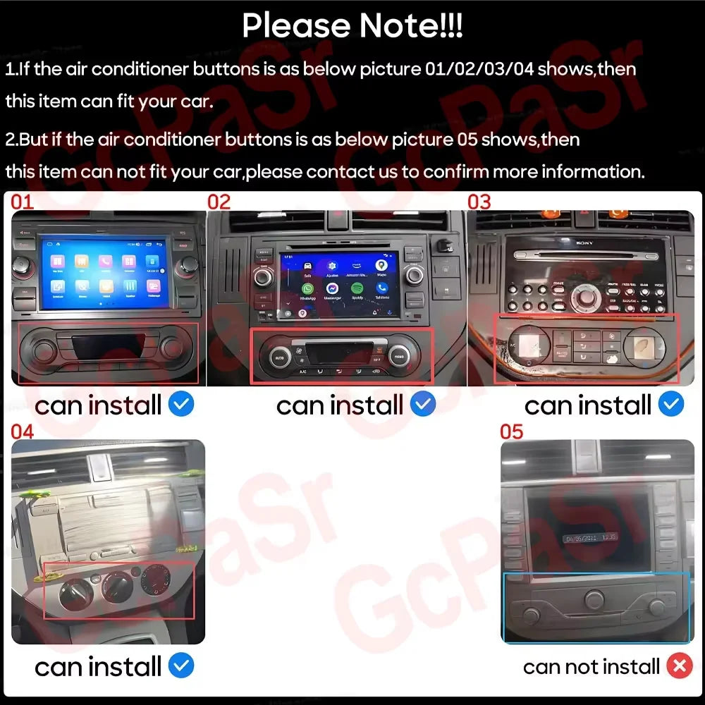 Car Radio Auto Wireless Carplay For Ford Kuga MK1 C-MAX CMAX 2003 2004 2005 2006 -2012 And | AUTOKITSHOP